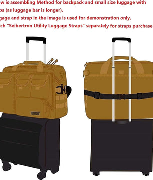 Seibertron Pro-Multifunction Shoulder Messenger Bag Fit for 14.1