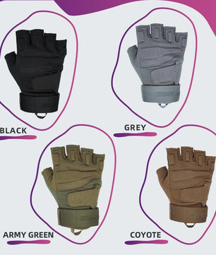 Seibertron S.O.L.A.G 1/2 Finger / Fingerless / Multi-function Sports Half Finger Gloves - Seibertron