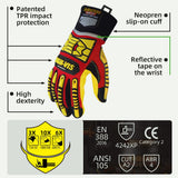 Professional work gloves designed for daily jobsite use
