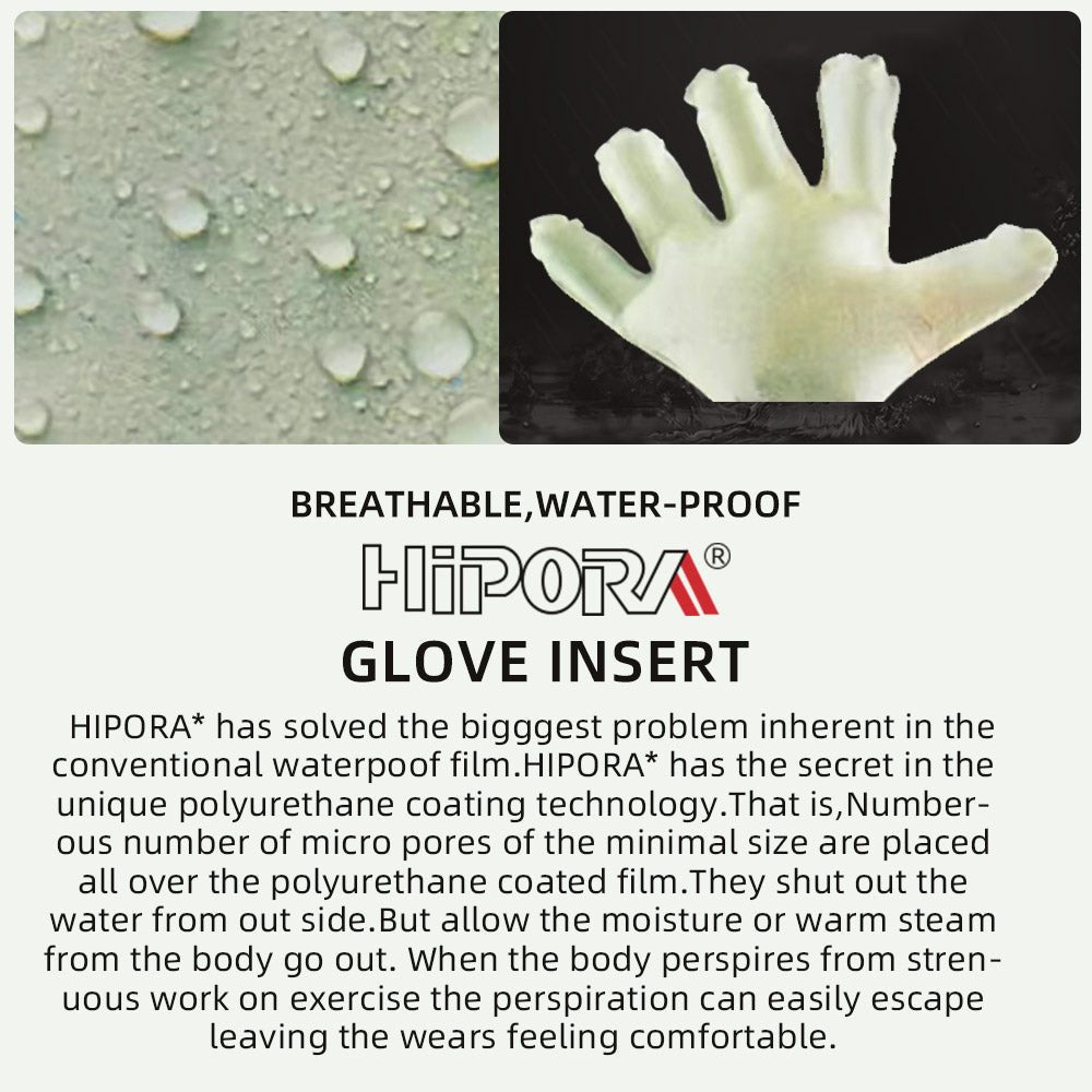 hipora handschuhe Seibertron SDXB Waterproof Anti-Slip Gloves with TPR Impact Protection,  Hipora Waterproof Insert & Reflective Tape for Oil & Gas, Heavy Duty Work