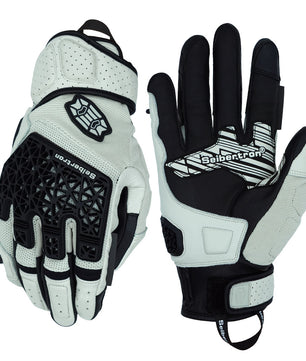 Seibertron SPS-10 Adult Motorcycle Riding Gloves – Breathable, Durable, Anti-Slip, Touchscreen Leather Gloves for Spring, Summer, and Fall - Seibertron