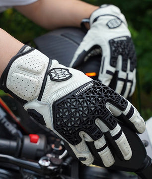 Seibertron SPS - 10 Youth Motorcycle Riding Gloves – Breathable, Durable, Anti - Slip, Touchscreen Leather Gloves for Spring, Summer, and Fall - SeibertronSports Gloves