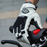 Seibertron SPS-10 Adult Motorcycle Riding Gloves – Breathable, Durable, Anti-Slip, Touchscreen Leather Gloves for Spring, Summer, and Fall - Seibertron