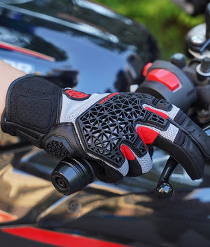 Seibertron SPS-10 Adult Motorcycle Riding Gloves – Breathable, Durable, Anti-Slip, Touchscreen Leather Gloves for Spring, Summer, and Fall - Seibertron