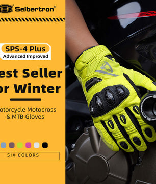 Waterproof thermal riding gloves for cold weather
