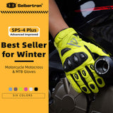 Waterproof thermal riding gloves for cold weather