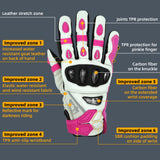 Winter motocross gloves for off-road riding