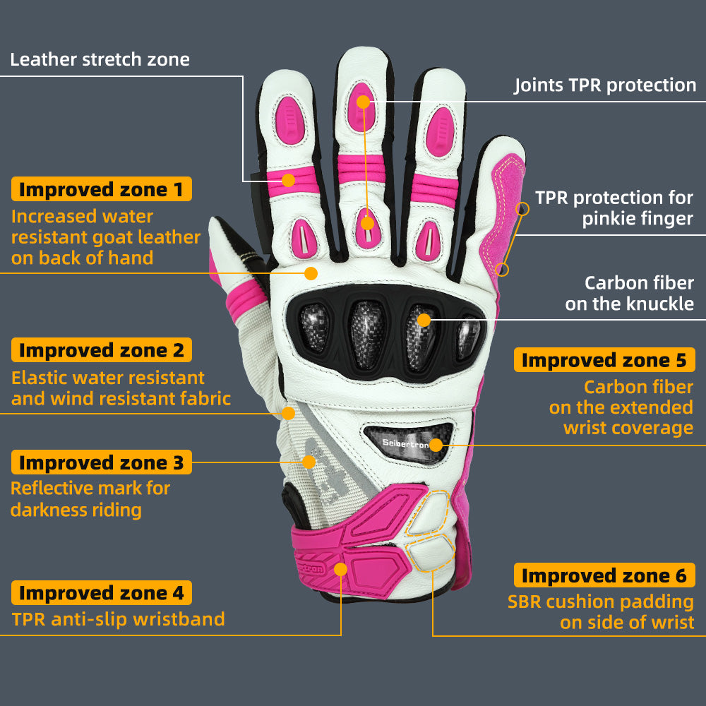 Winter motocross gloves for off-road riding