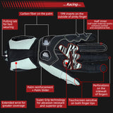 Breathable riding gloves for comfort during rides