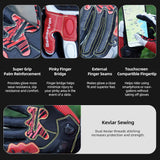Premium leather gloves for motorcycle riding