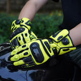 Breathable motorcycle gloves for warm weather riding