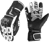 Seibertron SPW - 2 Carbon Fiber Hard Knuckle Waterproof Touchscreen Leather Motorcycle Gloves - SeibertronAutomotive Parts and Accessories