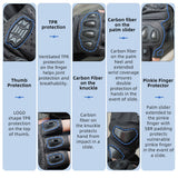 half finger bike riding gloves
