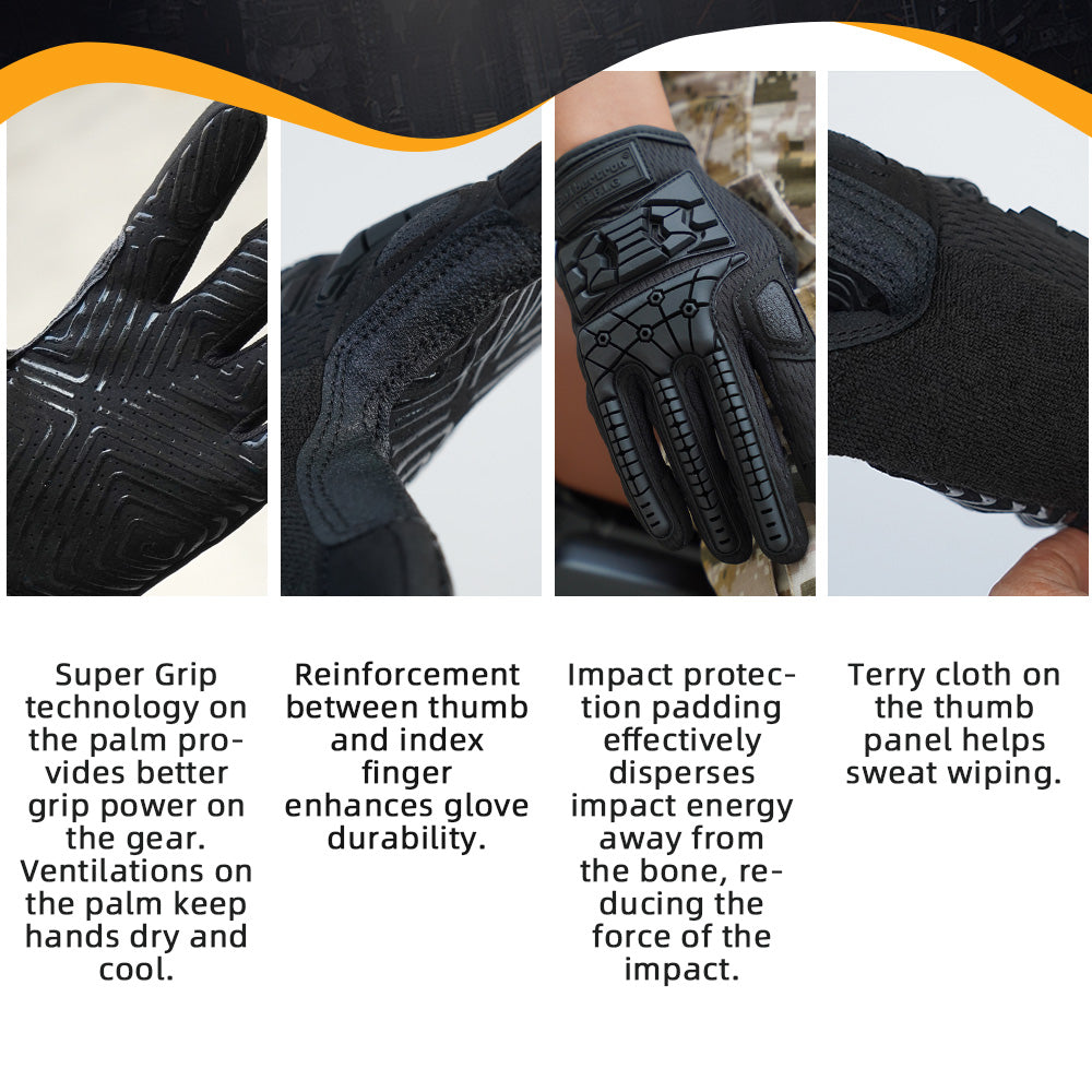 tactical fingerless gloves
