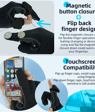 top rated ice fishing gloves​