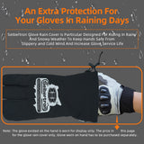Seibertron Waterproof Windproof Motorcycle Glove Rain Cover - Seibertron