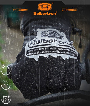 Seibertron Waterproof Windproof Motorcycle Glove Rain Cover - Seibertron