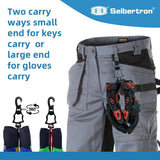belt clip for work gloves