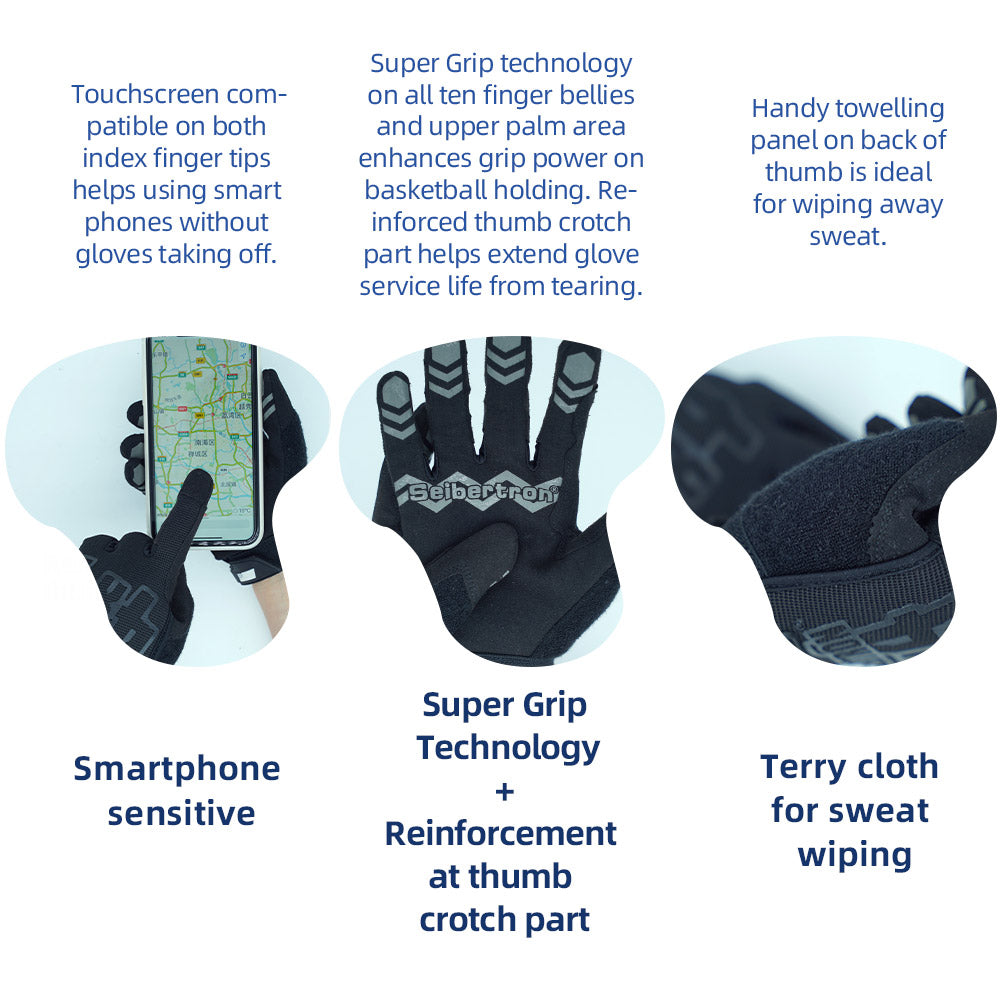 weighted ball handling gloves