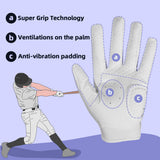 batting gloves white