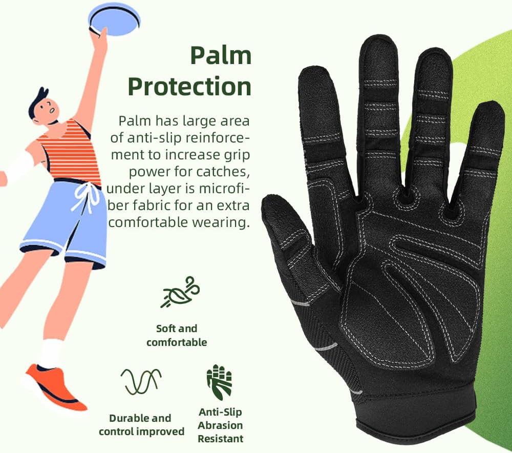 ultimate frisbee handschuhe F.O.D.G.G 2.0 Ultimate Flying Disc Golf Gloves – Seibertron