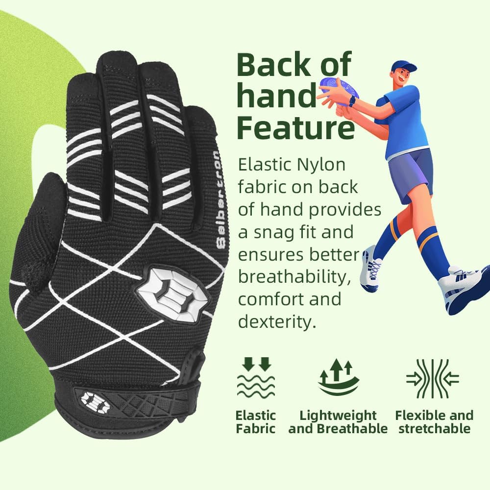 Seibertron Youth F.O.D.G.G 2.0 Ultimate Flying Disc Golf Gloves - Non-Slip Design Consistent Grip Improve Throws Catches in All Conditions - Seibertron
