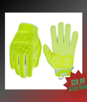 Football lineman gloves for academy and school teams