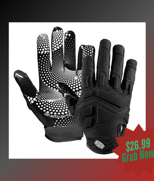 all black receiver gloves