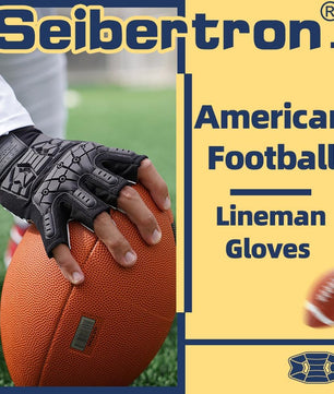 half finger lineman gloves football