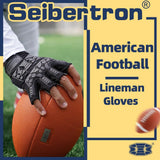 half finger lineman gloves football
