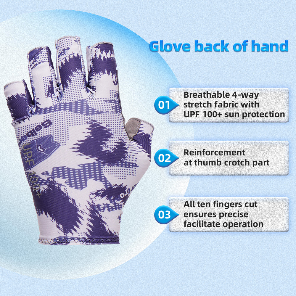 uv fishing gloves