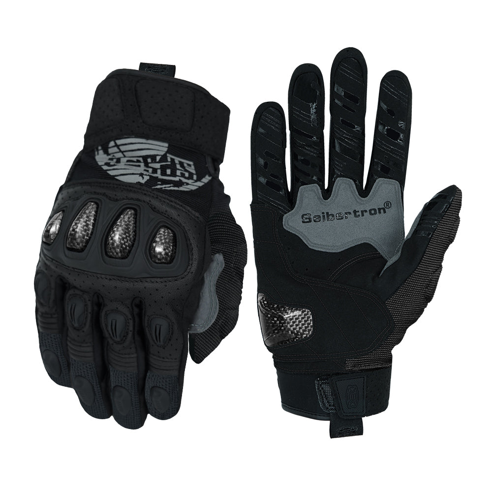 Seibertron Youth SPS-2/SPS-5 Unisex Touchscreen Motorcycle Gloves for Road Racing and MTB Sports - Seibertron
