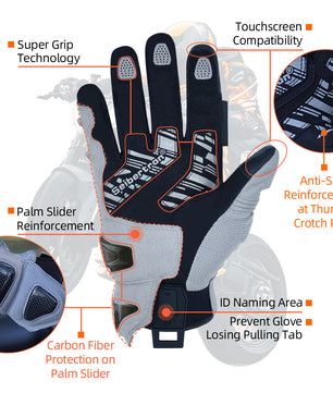 Waterproof bike gloves for wet and cold riding environments