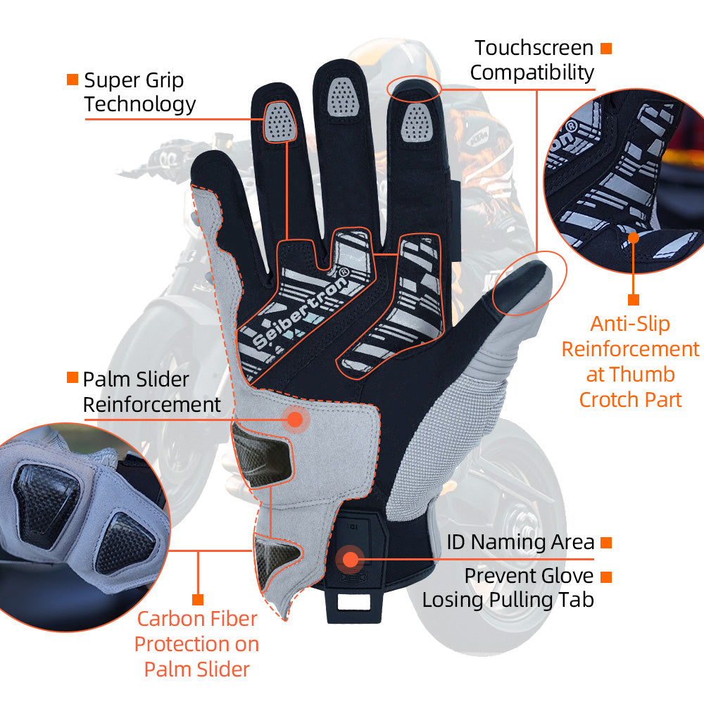 Waterproof bike gloves for wet and cold riding environments