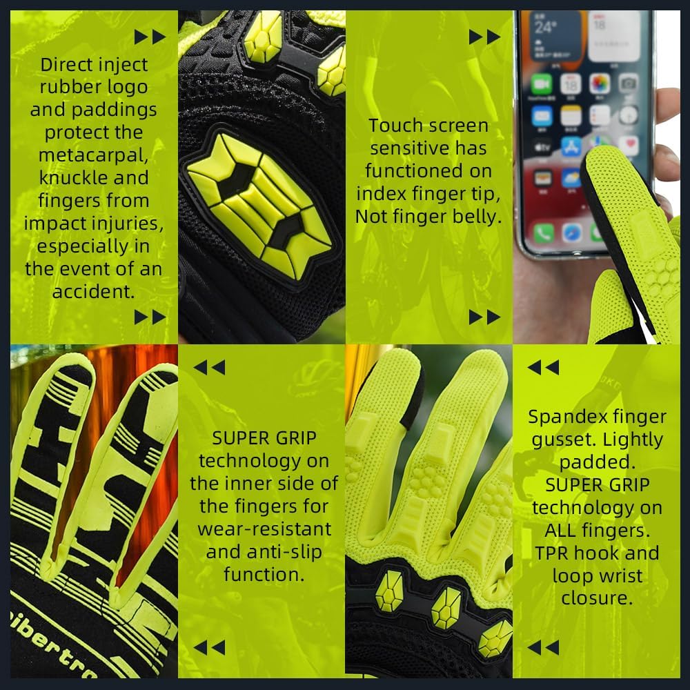 custom dirt bike gloves