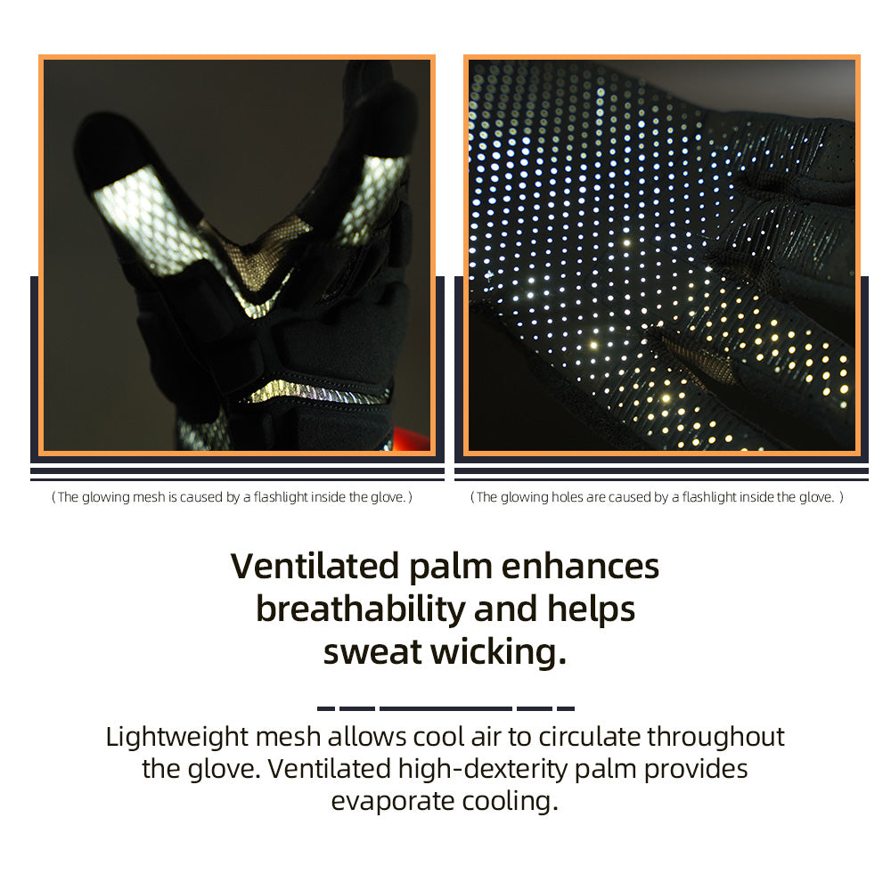 Seibertron成人或青少年S.O.L.A.G运动户外防水全指及半指触屏手套