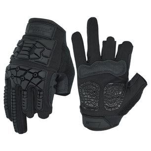 Seibertron T.T.F.I.G 2.0 Men's Tactical Military Gloves with Flexible Rubber Knuckles for Combat, Hunting, Airsoft, Paintball, Motorcycle Riding & Outdoor Activities