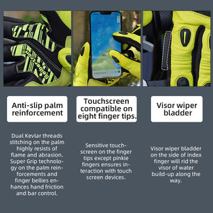 Winter motorcycle gloves for kids