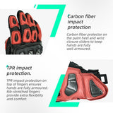 Men’s leather motorcycle racing gloves for bulk supply
