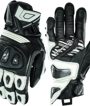 Motorcycle riding gloves with touchscreen function