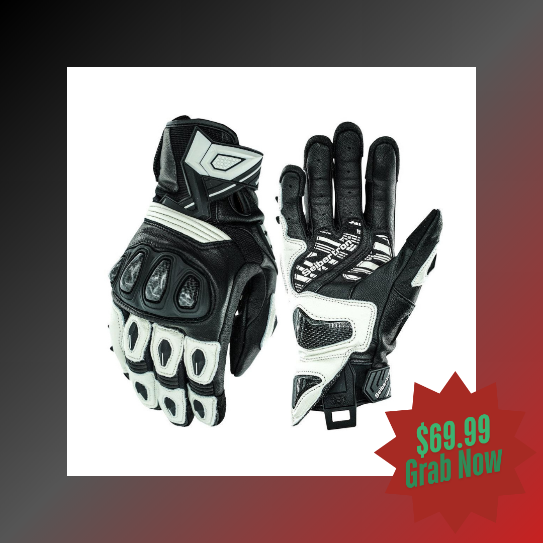 Touchscreen motorcycle gloves compatible with smartphones