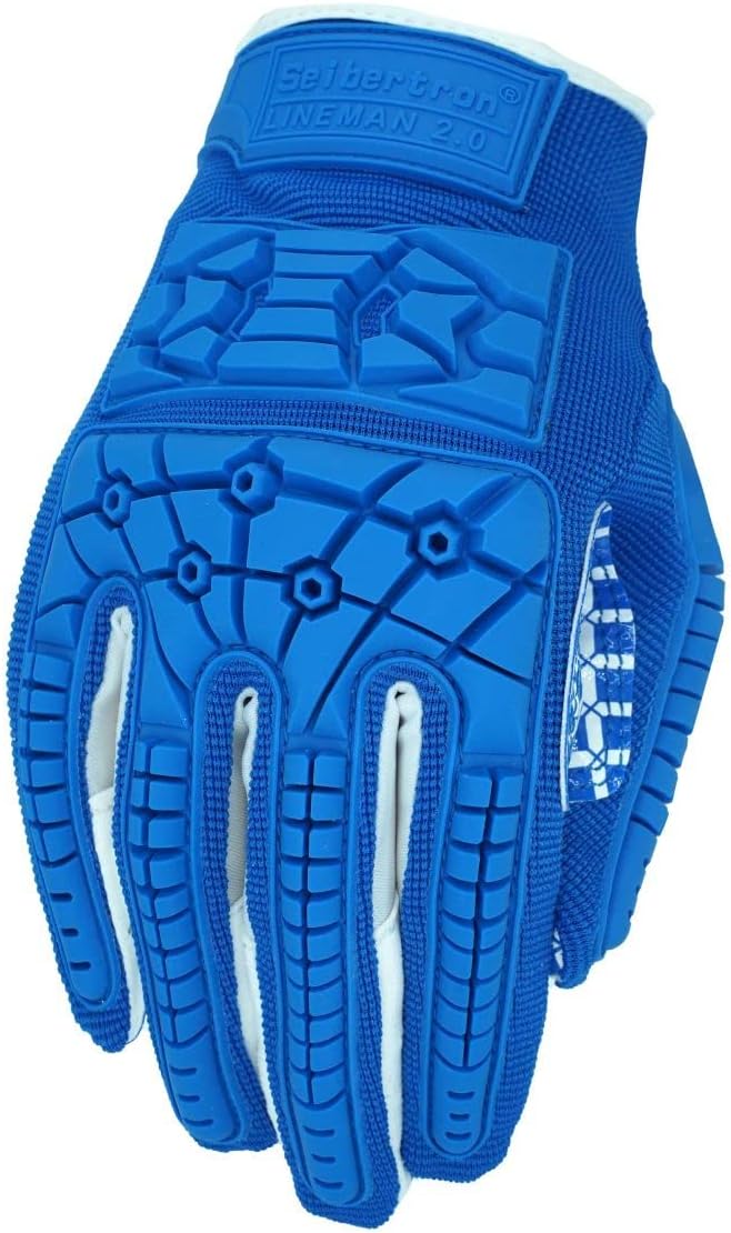 Football lineman gloves for academy and school teams