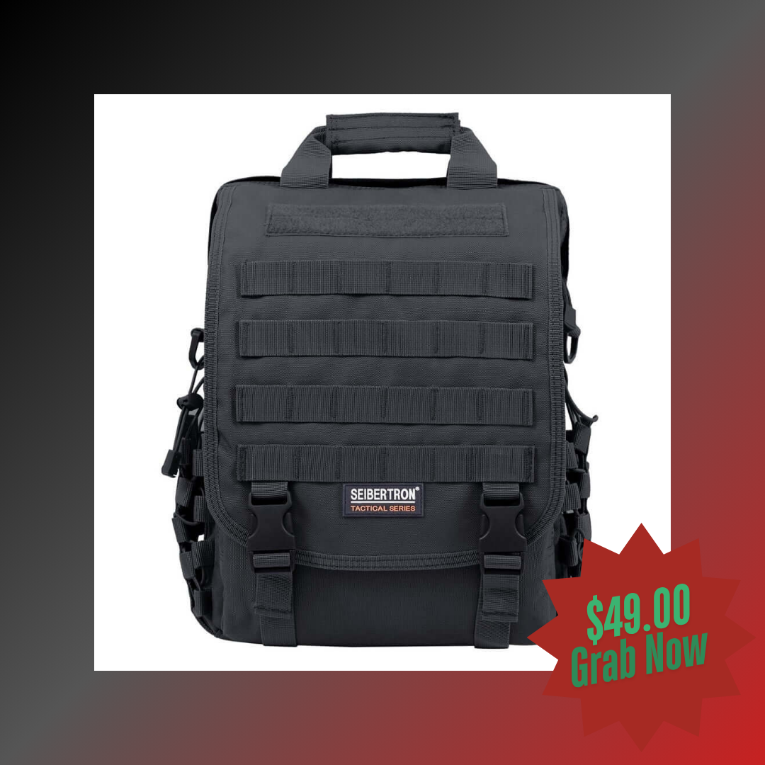 Seibertron Laptop Travel Bag Tactical Waterproof L– Military Bag