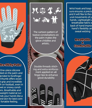 football receiver gloves