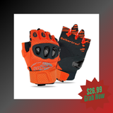 biker gloves half