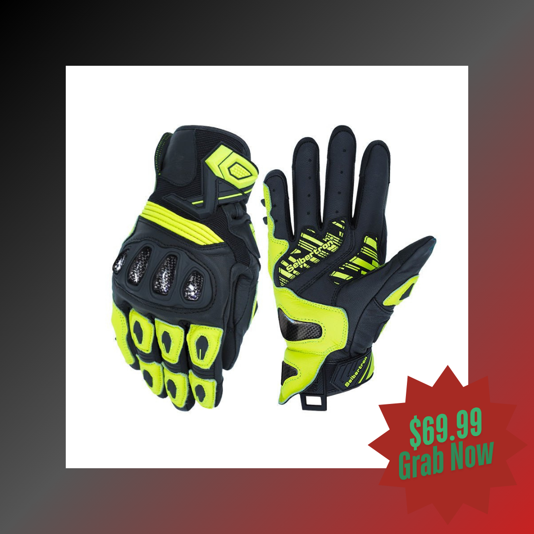 mens leather motorcycle gloves