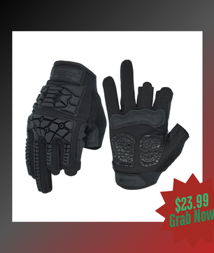 black gloves half finger