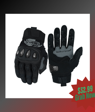 black motorcycle gloves