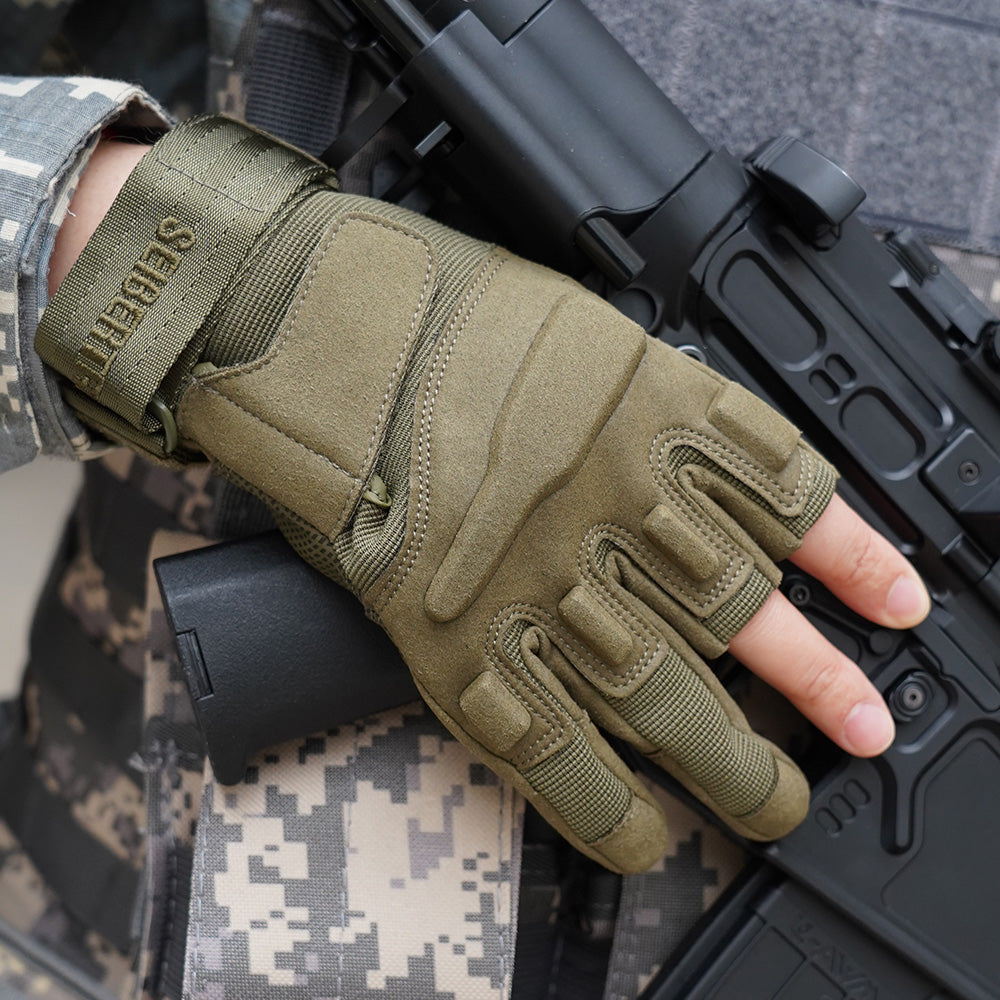 Men Or Women Fingerless Finger Sports Outdoor Tactical Glove