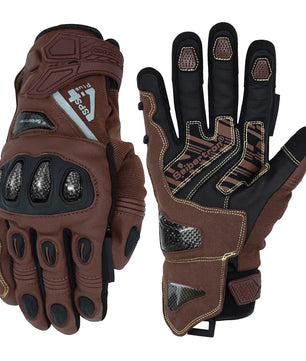 Winter motorcycle gloves for warmth and riding comfort